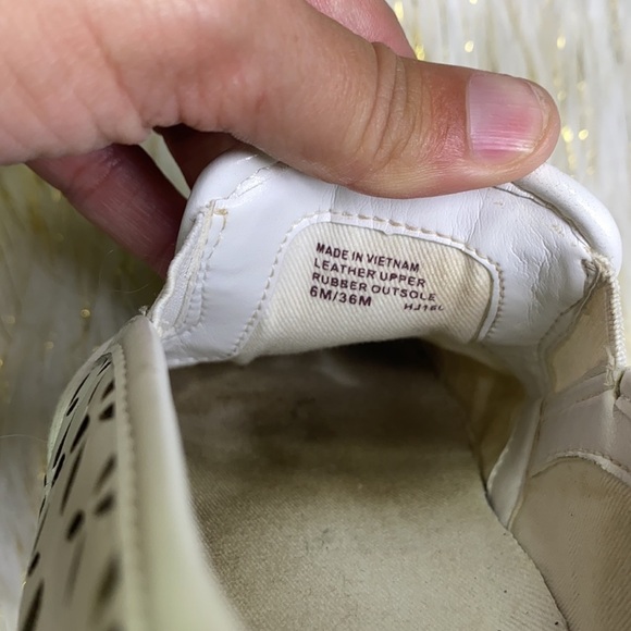 Michael Kors - White Leather Loafer with Silver 6 - Picture 13 of 13